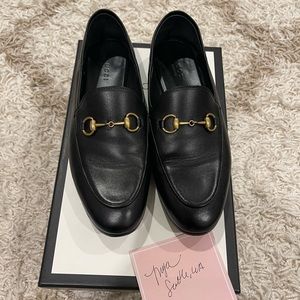 Gucci Brixton Loafers size 37.5 Black